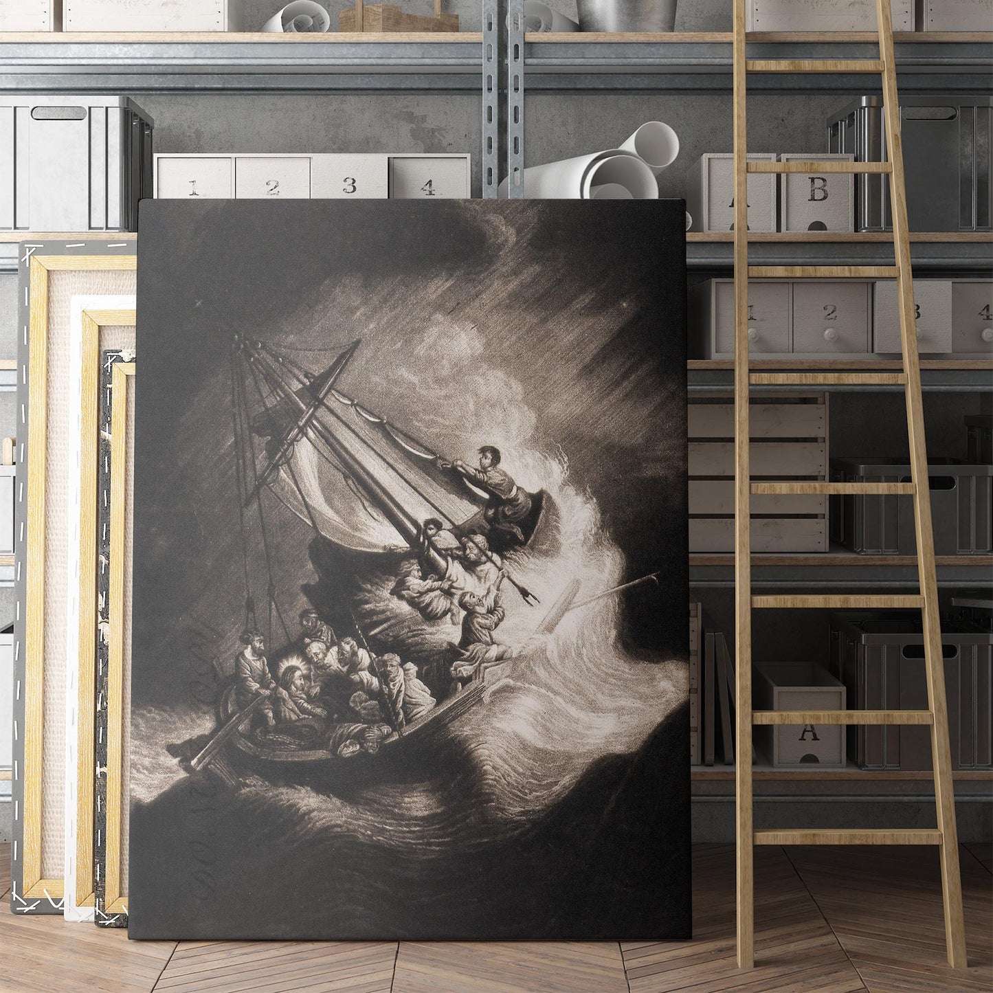 Christ And The Apostles In The Storm On The Sea Of Galilee