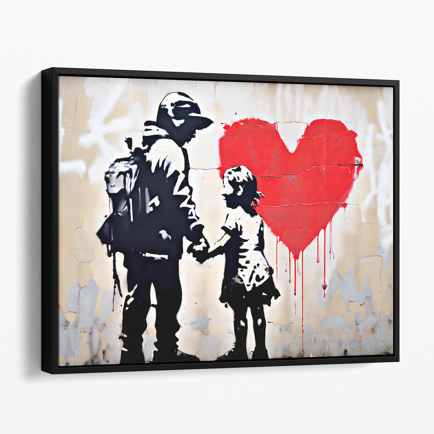 Girl With Heart Banksy