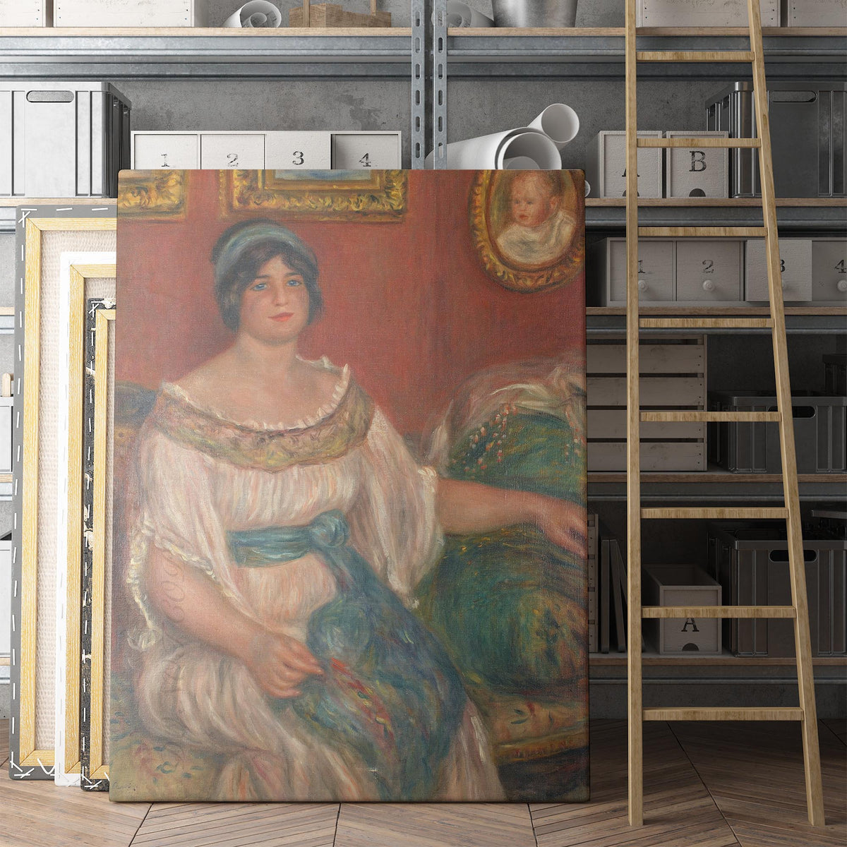 Portrait of Madame Colonna Romano - Renoir
