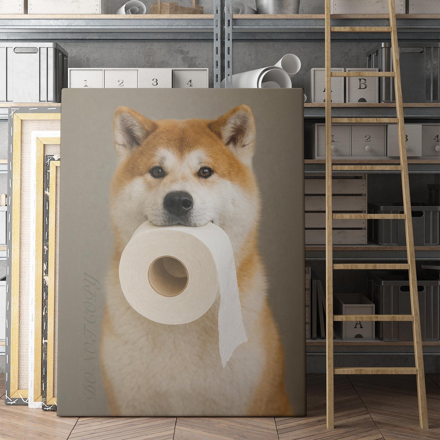 Akita Dog Toilet Paper