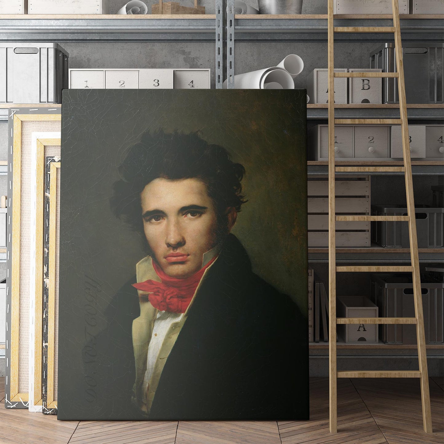 Self Portrait c.1818 - Léon Cogniet