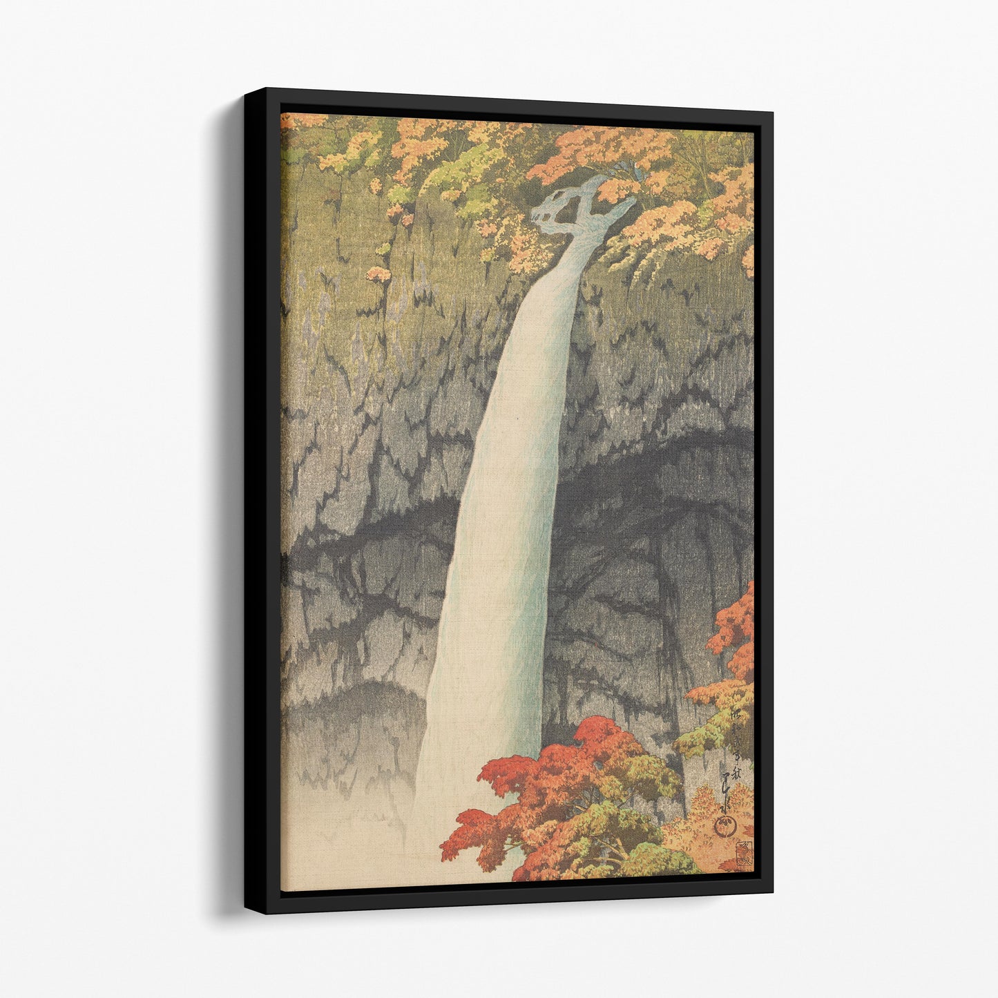 Kegon Waterfall, Nikko (1927) - Kawase Hasui