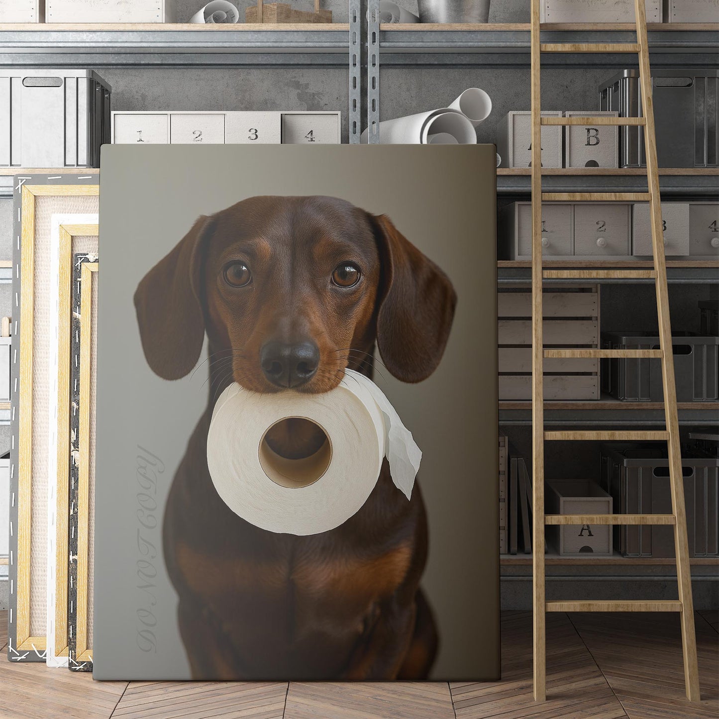 Dachshund Dog Toilet Paper