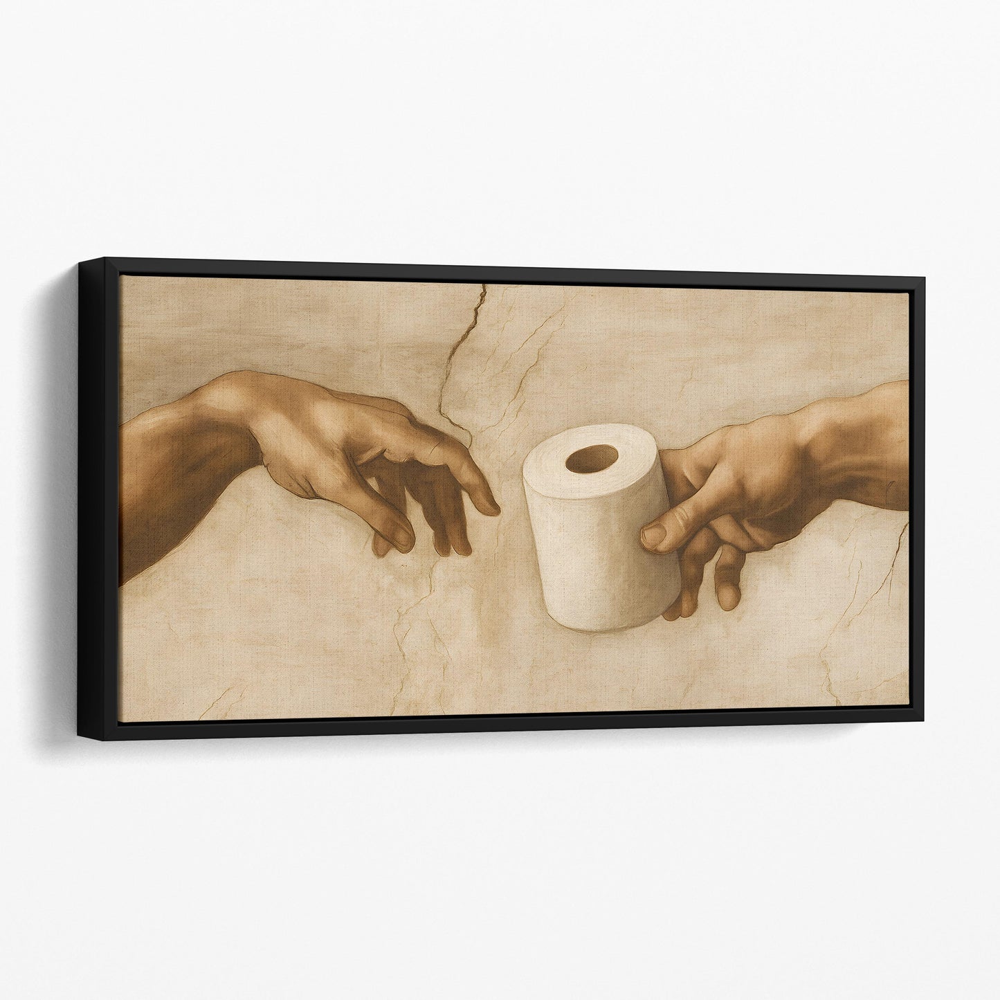 Hands of God and Adam Bathroom Toilet Paper