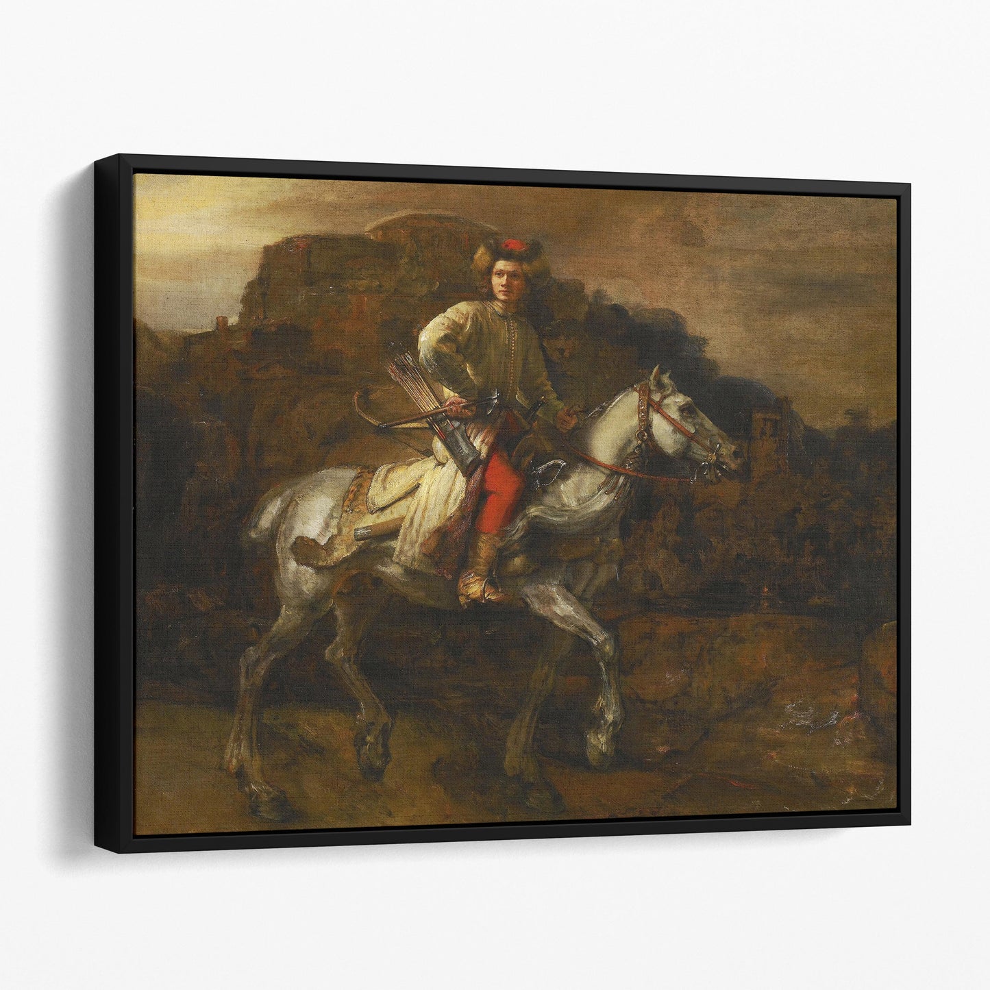 The Polish Rider 1655 - Rembrandt Van Rijn