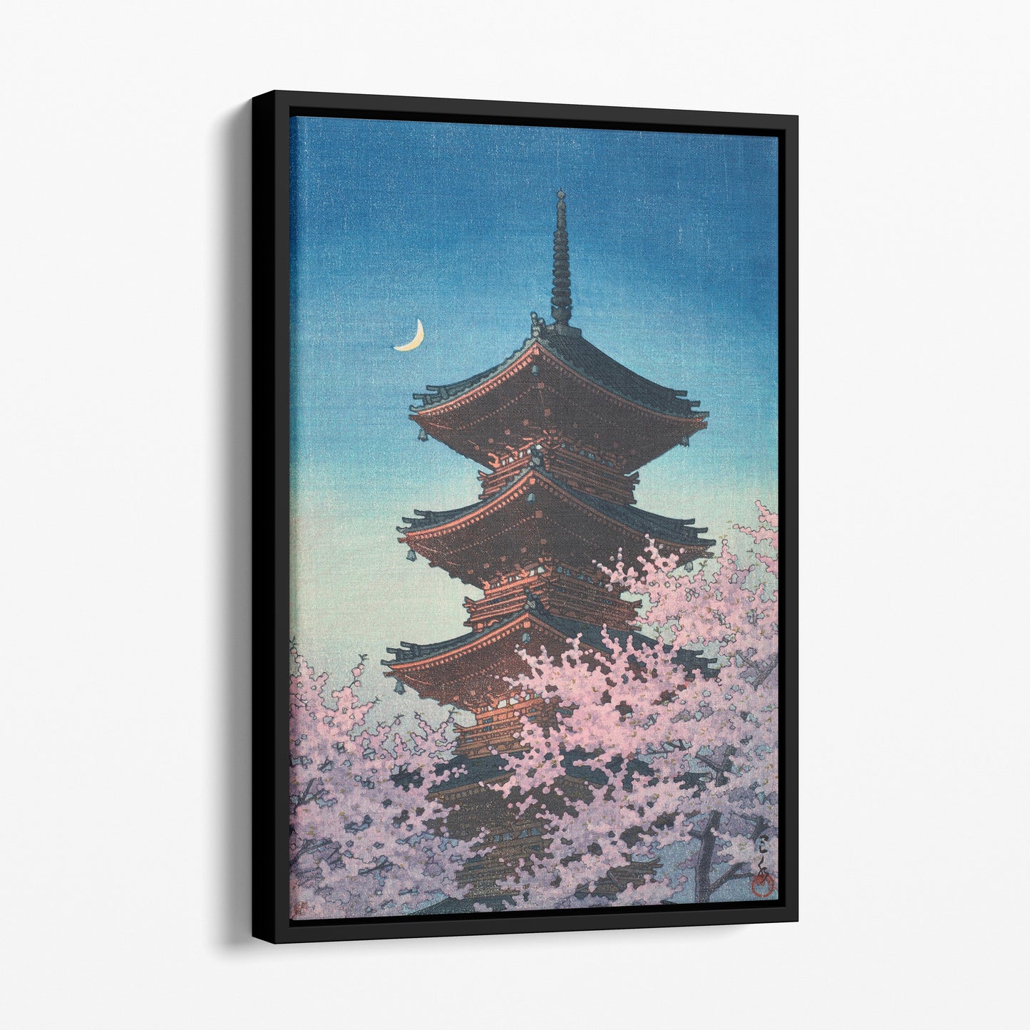 Spring Evening at Toshogu in Ueno (1948) - Kawase Hasui