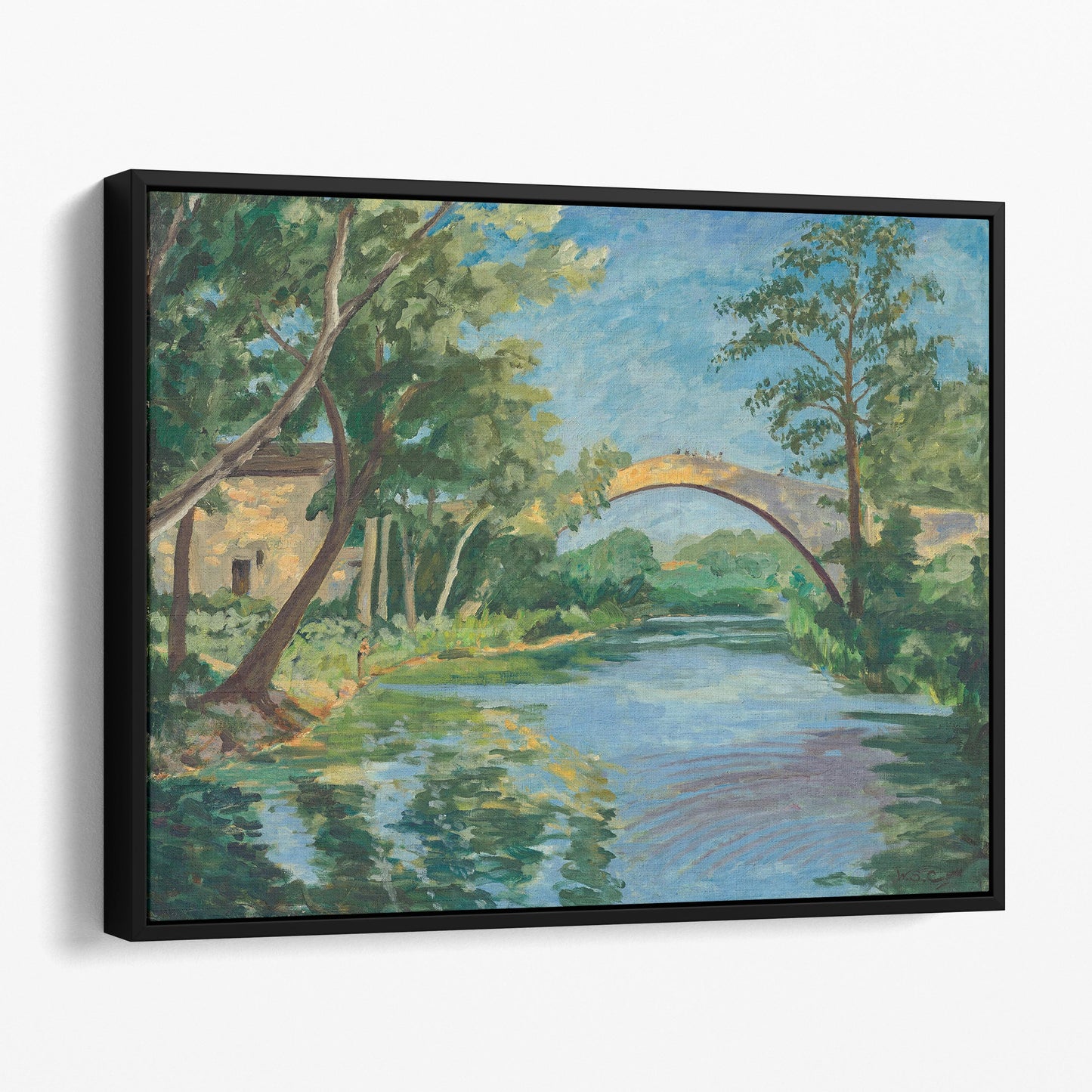 The Bridge at Aix-en-Provence - Winston Churchill