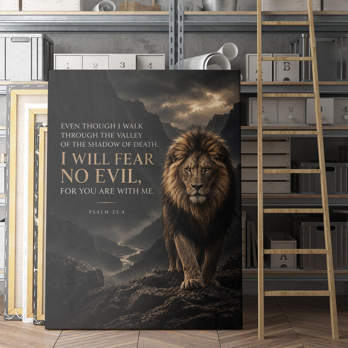 I Will Fear No Evil, For You Are With Me - Psalm 23 Verse 4