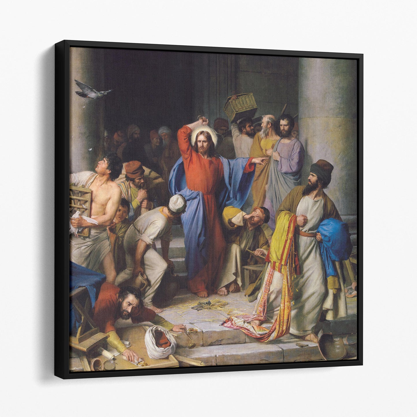 Jesus Cleansing the Temple, 1874 - Carl Bloch