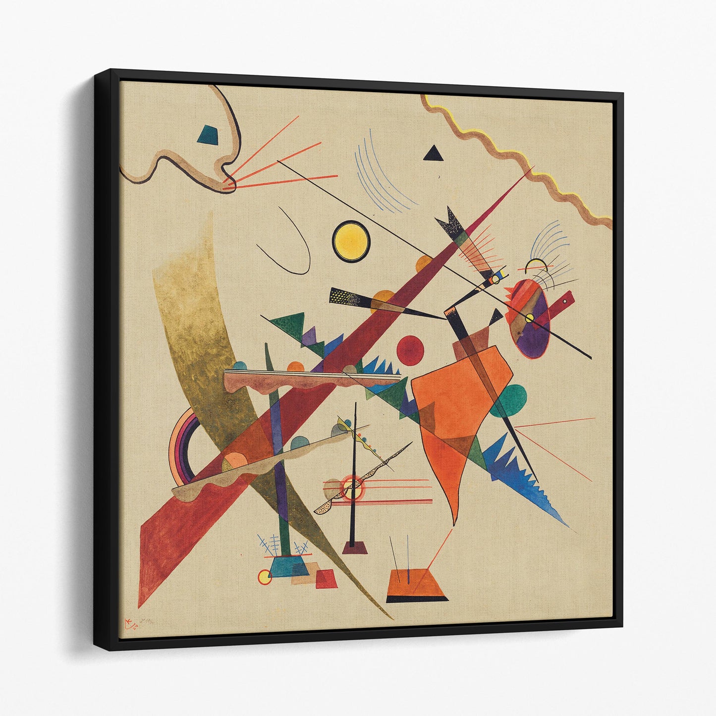 Trüber Aufstieg (Dreary Ascension) - Wassily Kandinsky