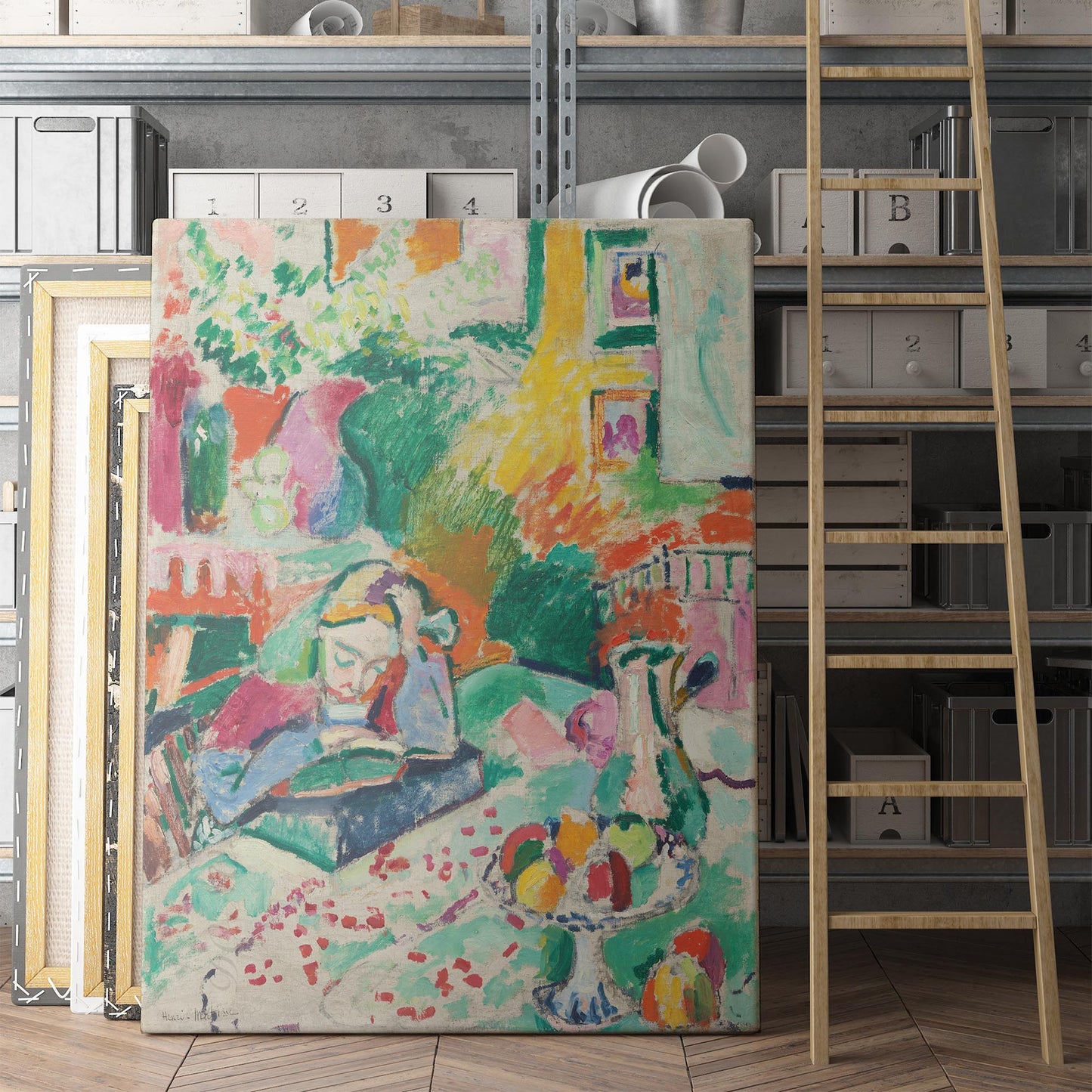 Interior with a Young Girl 1905 by Henri Matisse