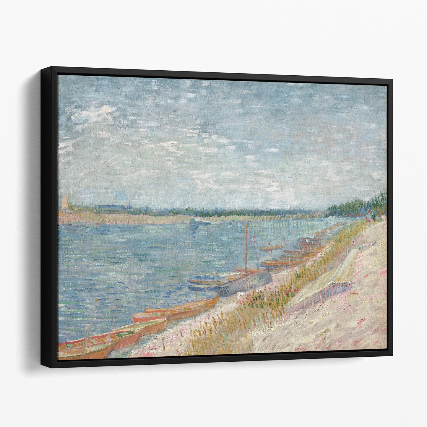 Moored Boats, 1887 by Van Gogh