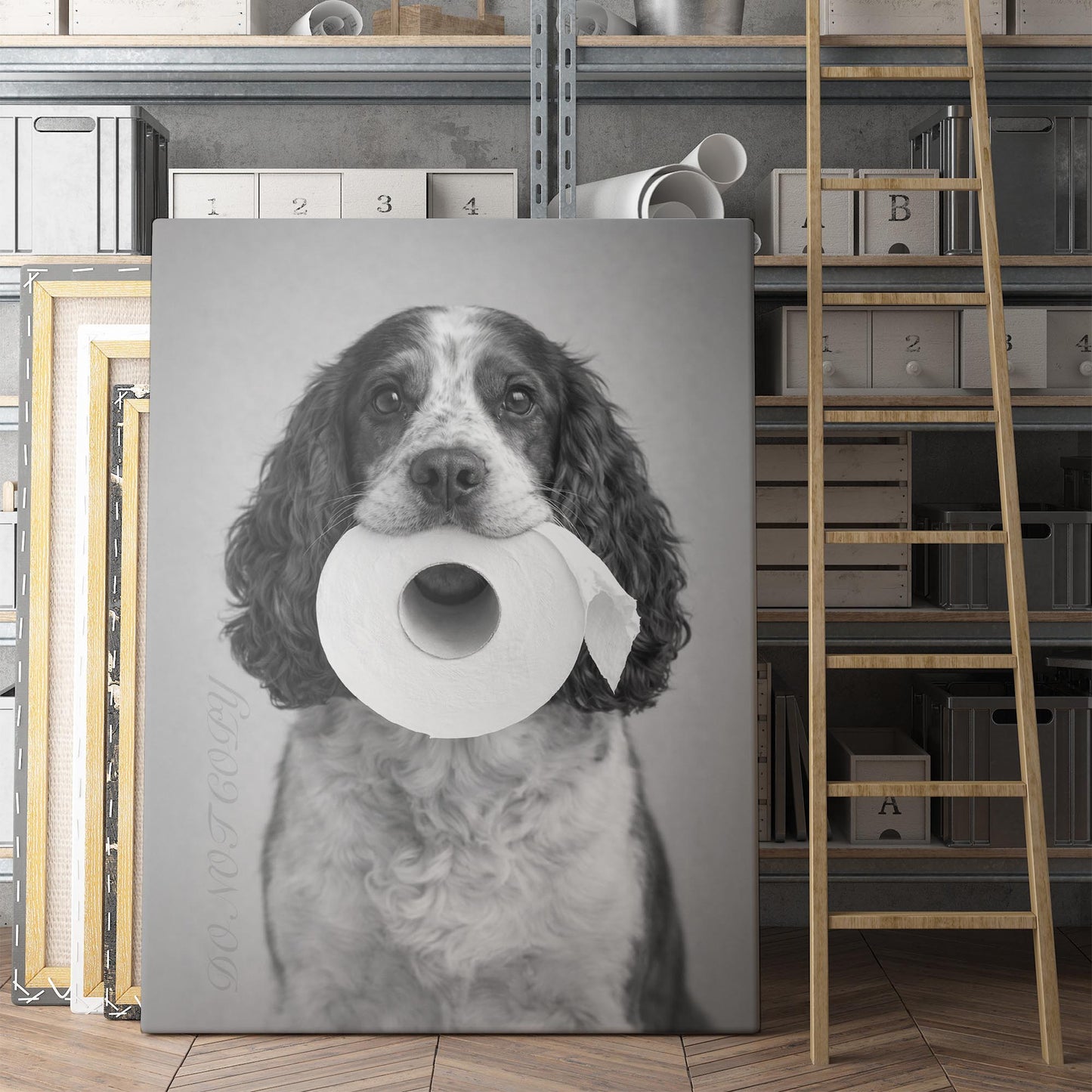 English Cocker Spaniel Dog Toilet Paper