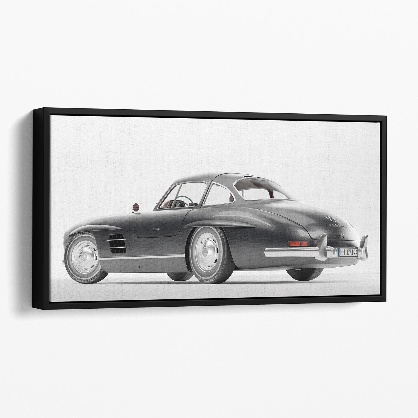 Vintage Mercedes Benz 300 SL Side View