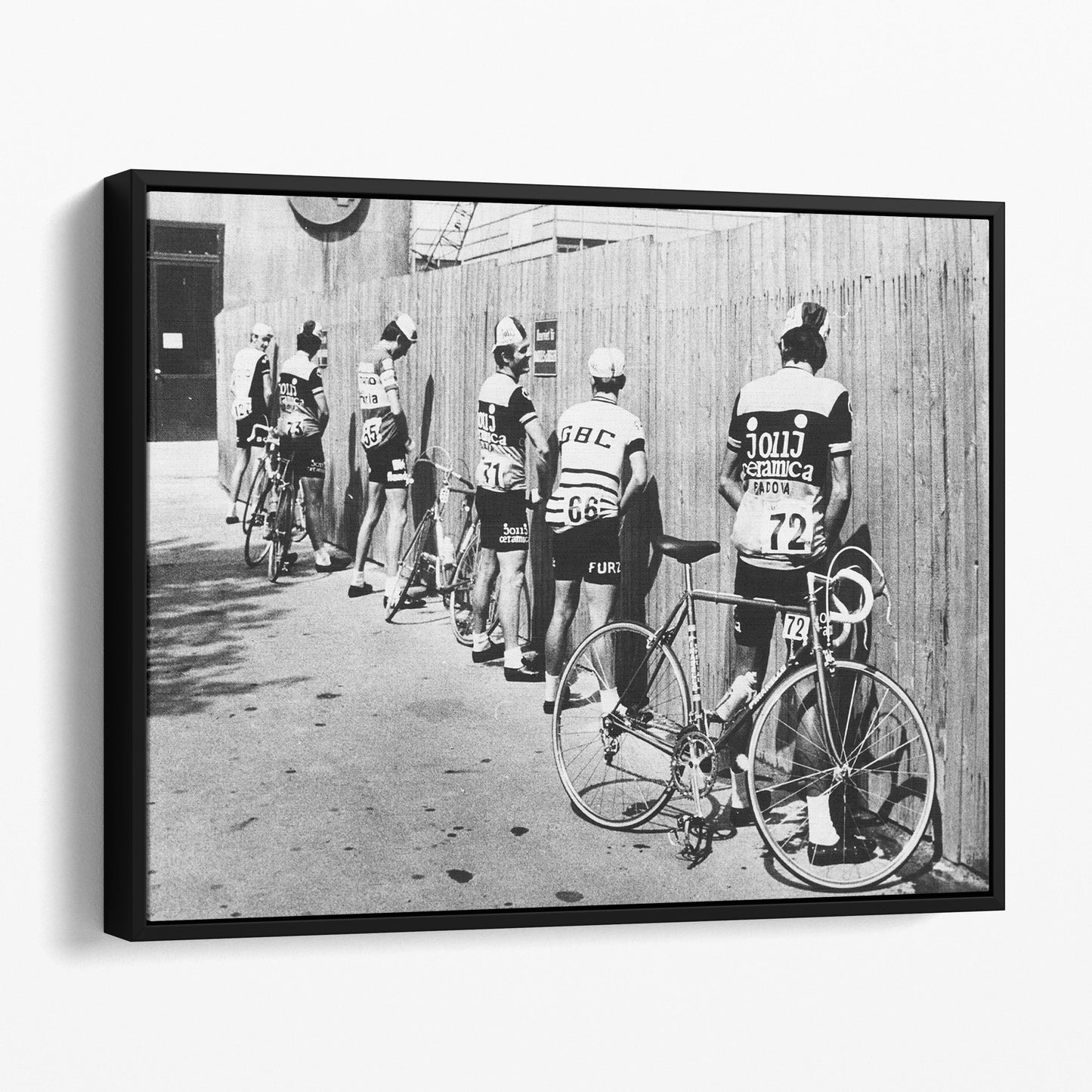 Cyclists Stopping For A Necessary Break
