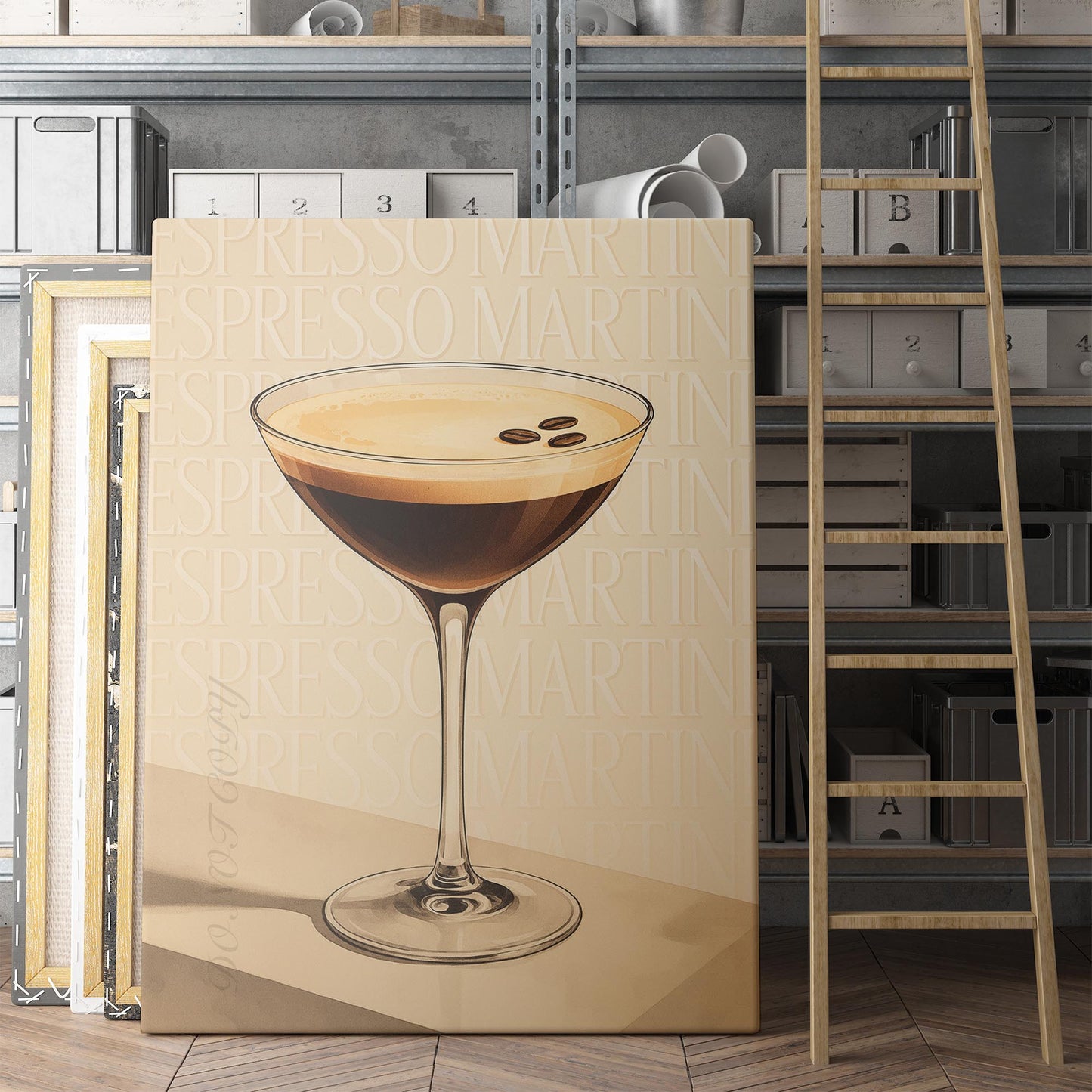 Espresso Martini Vintage Drink Poster