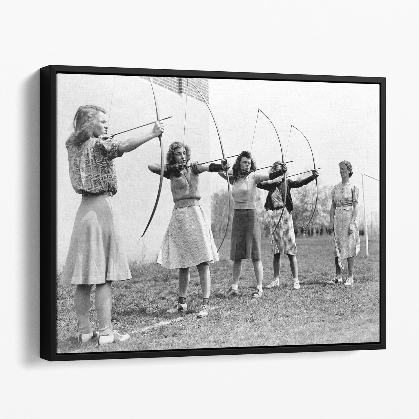 Women's Archery Lesson, Massachusetts 1940