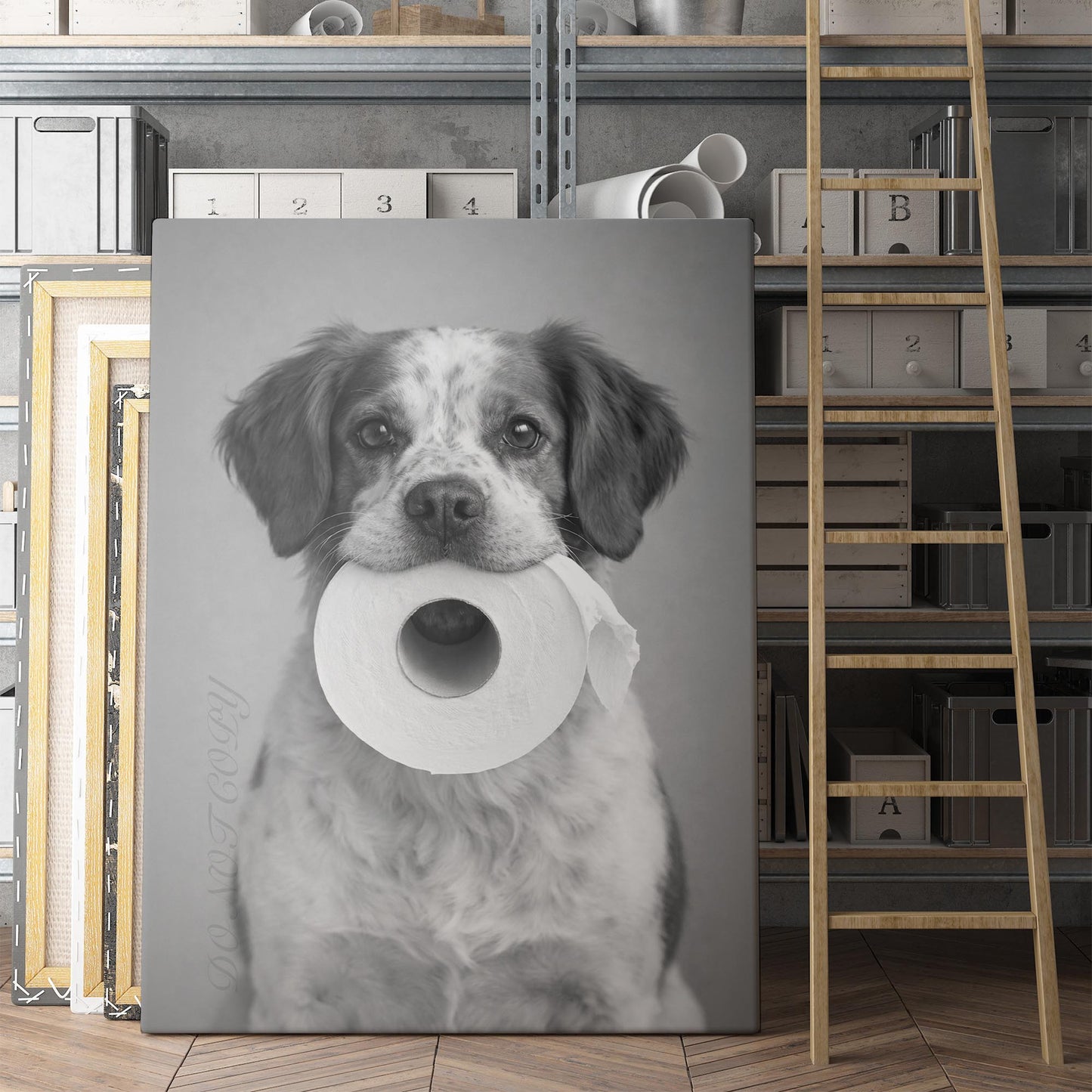 Brittany Dog Toilet Paper