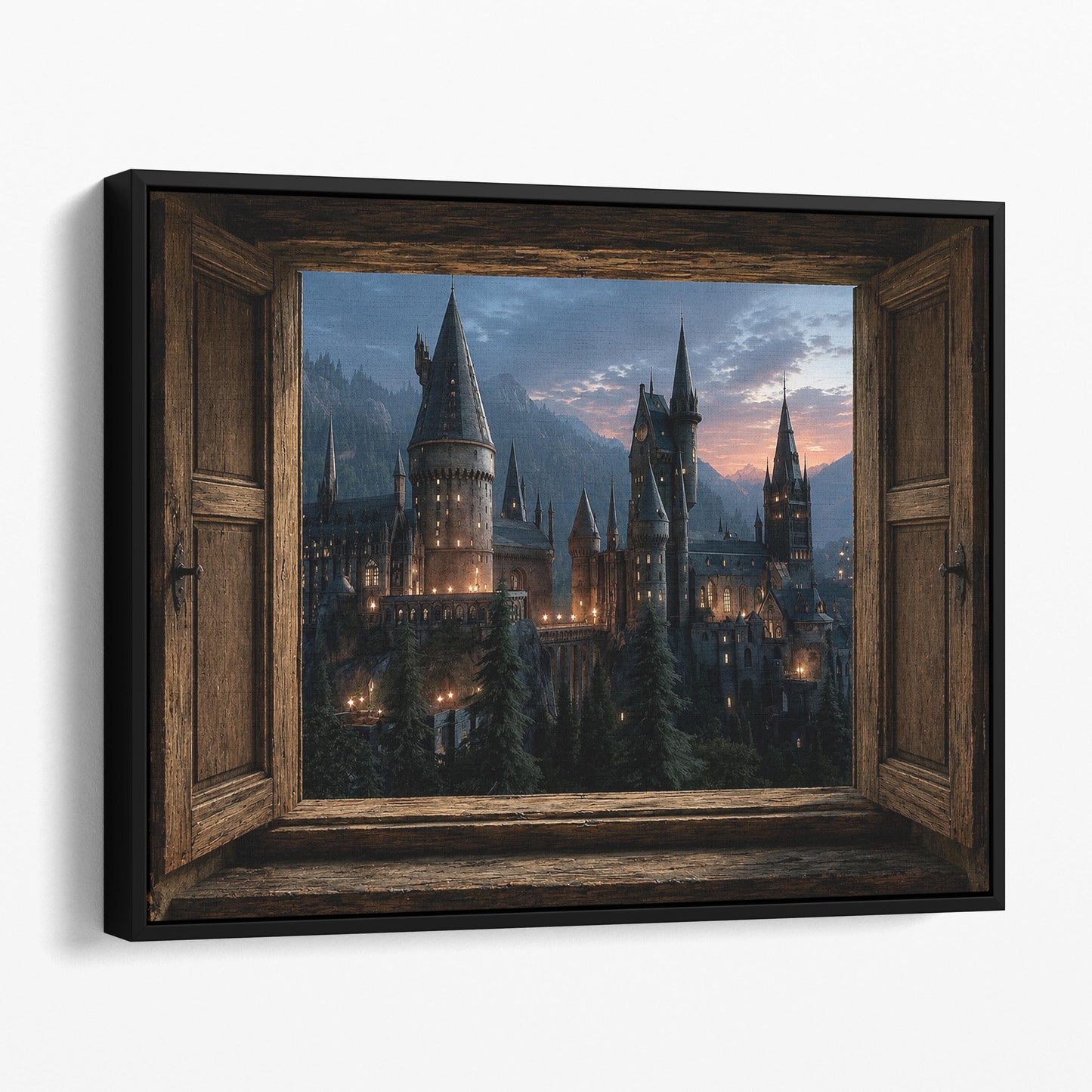 Open Window to a Magic School for Witches and Wizards