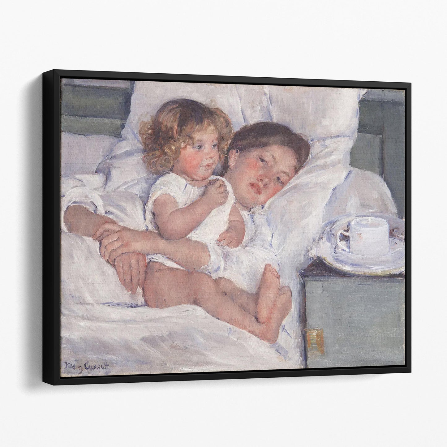 Breakfast in Bed (1897) by Mary Cassatt