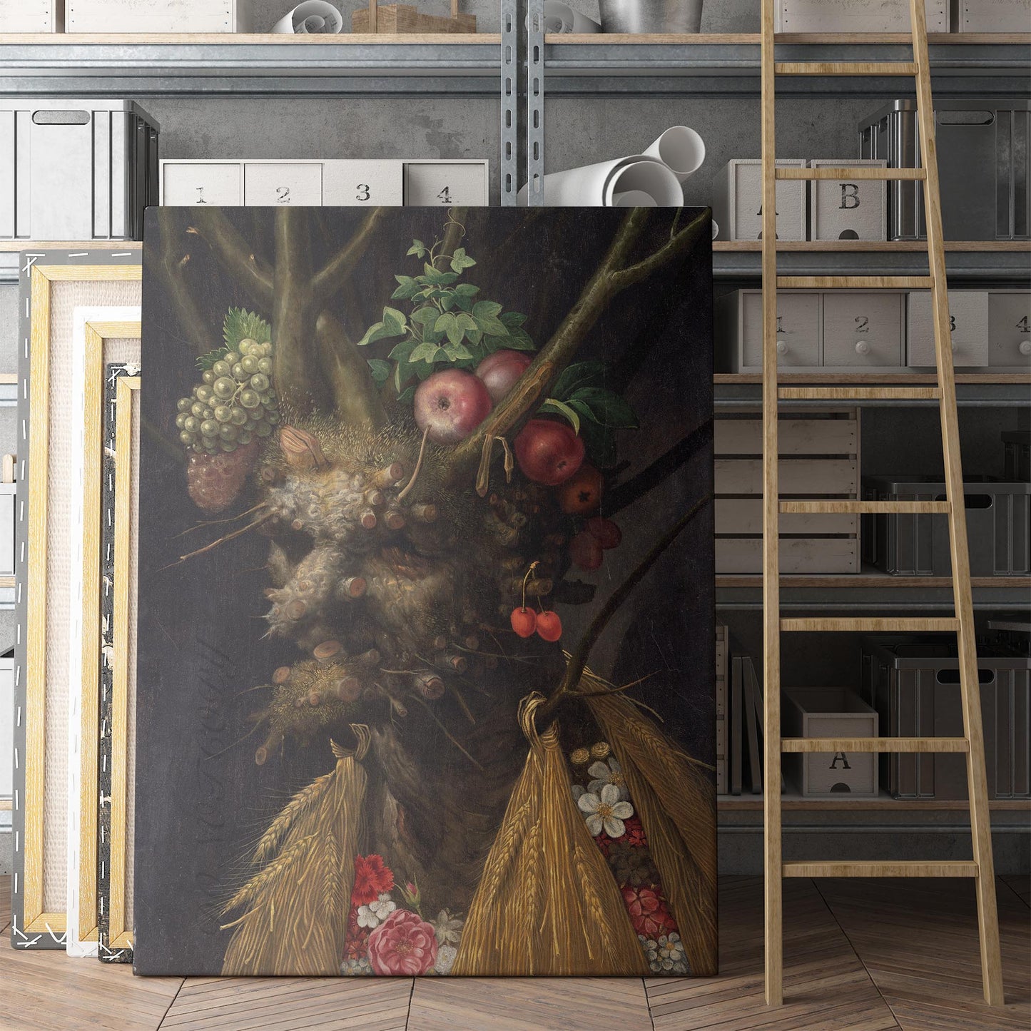 Four Seasons in One Head by Giuseppe Arcimboldo