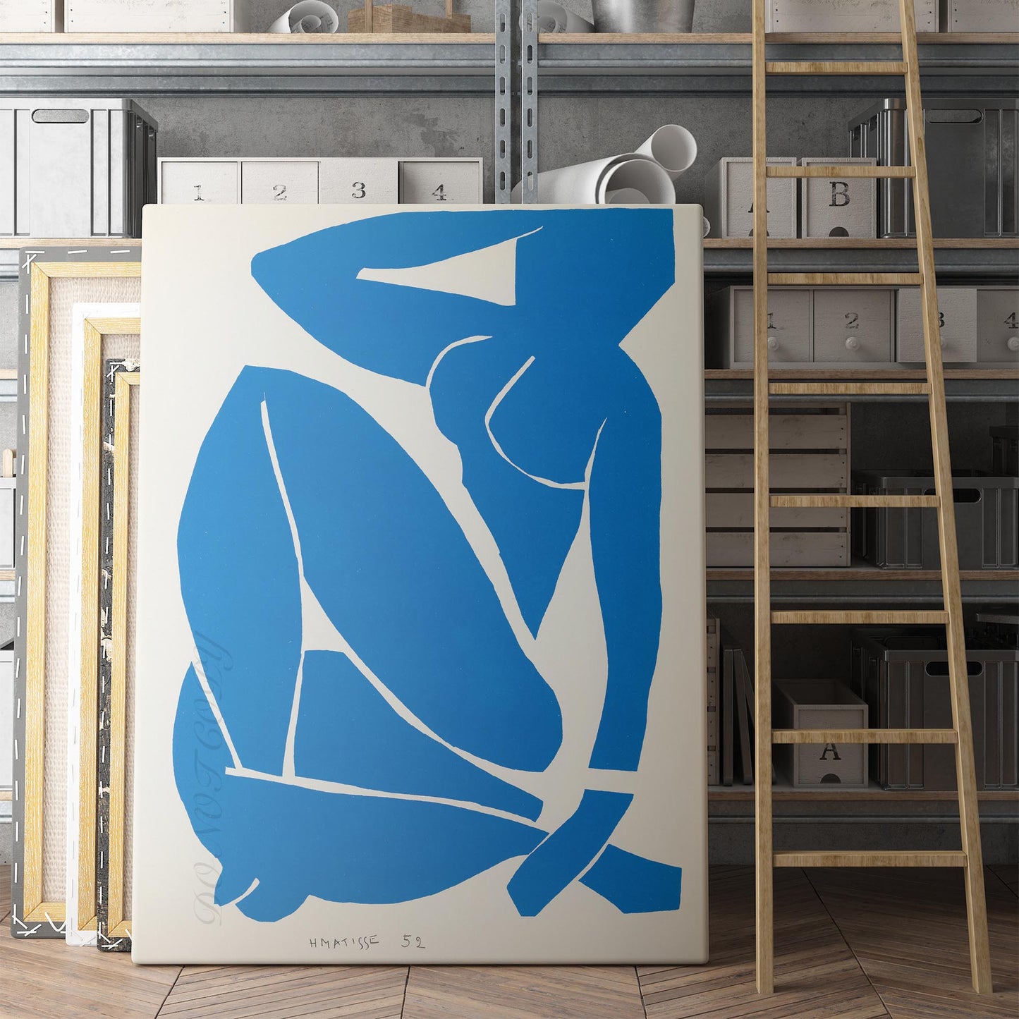 Blue Nude III (Nu Bleu III) - Henri Matisse