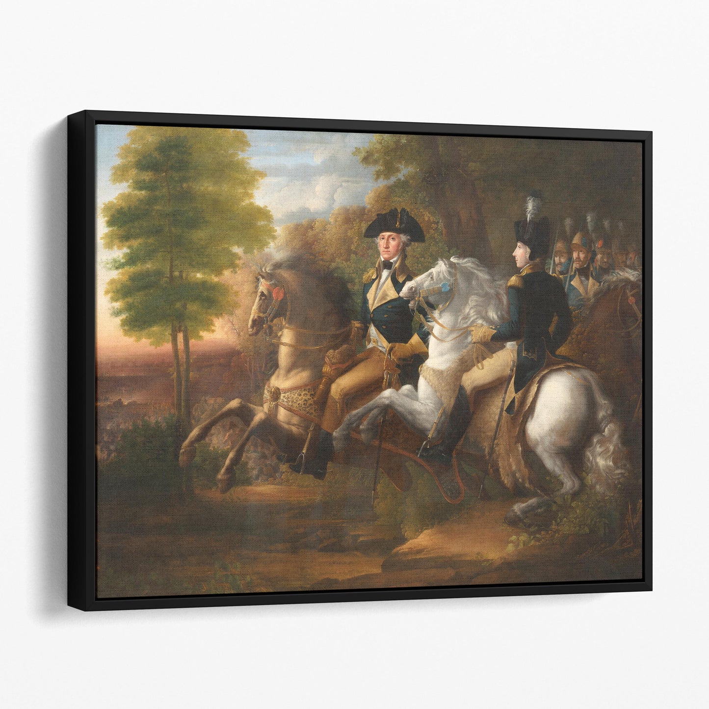 Washington and Lafayette at the Battle of Brandywine