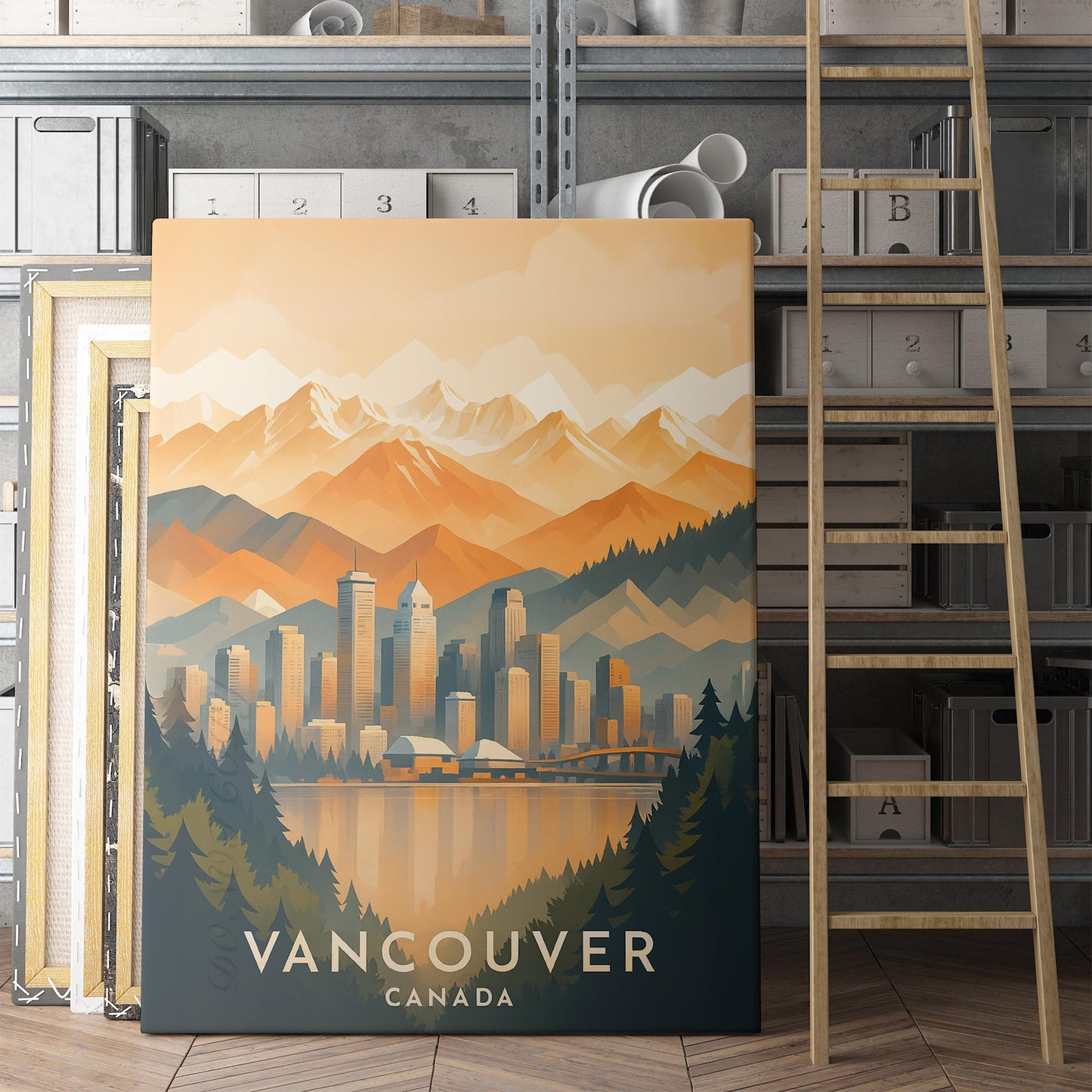 Vancouver Canada Travel Poster