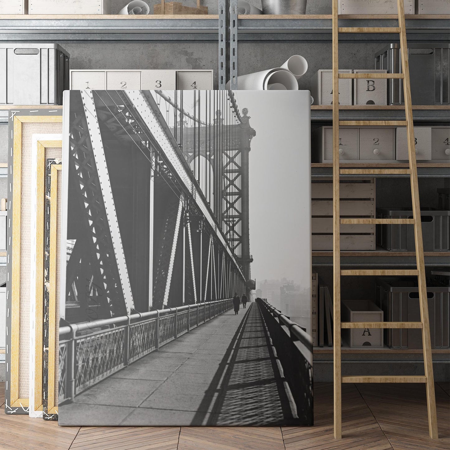 Manhattan Bridge, 1935