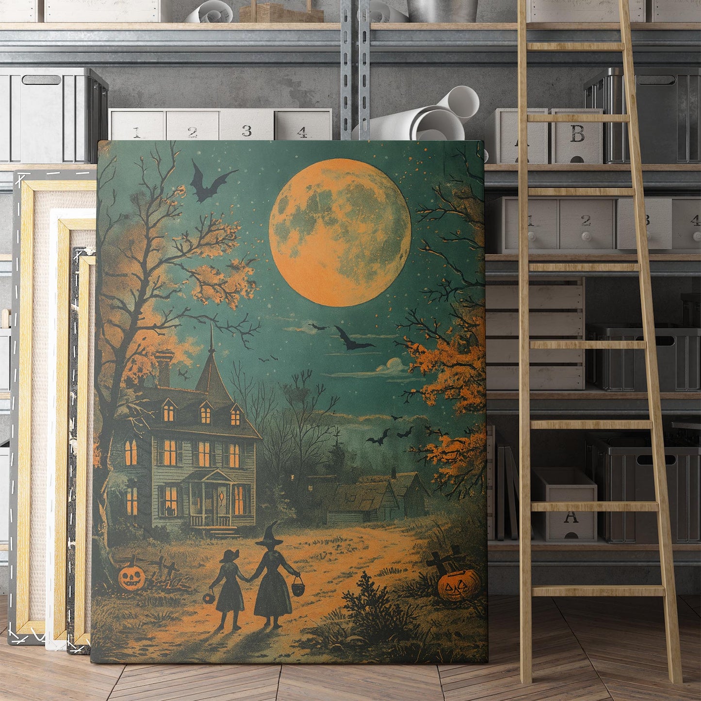 Trick or Treat at Haunted House