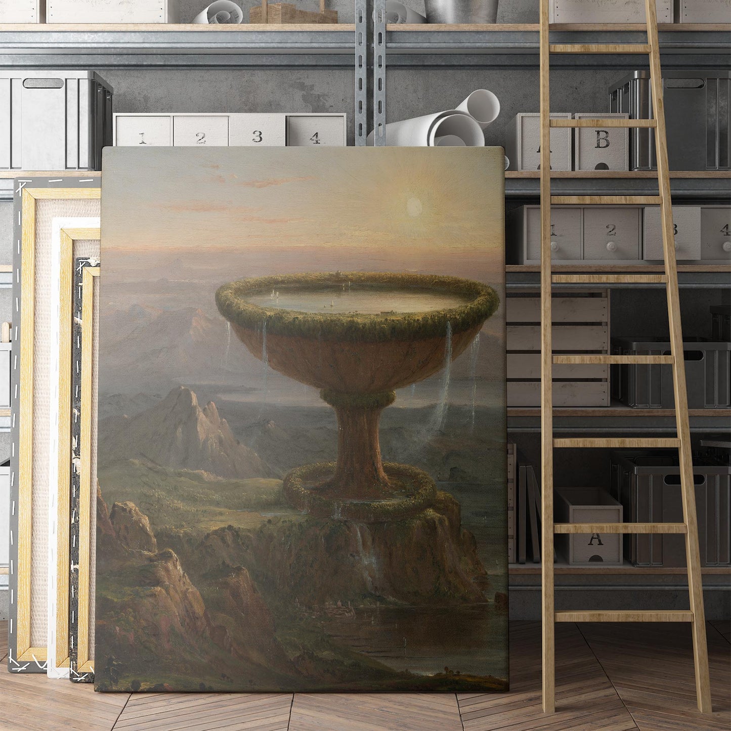 The Titan's Goblet by Thomas Cole