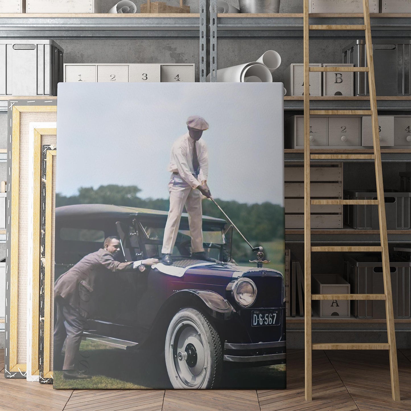 Golfing On Top Of A Car