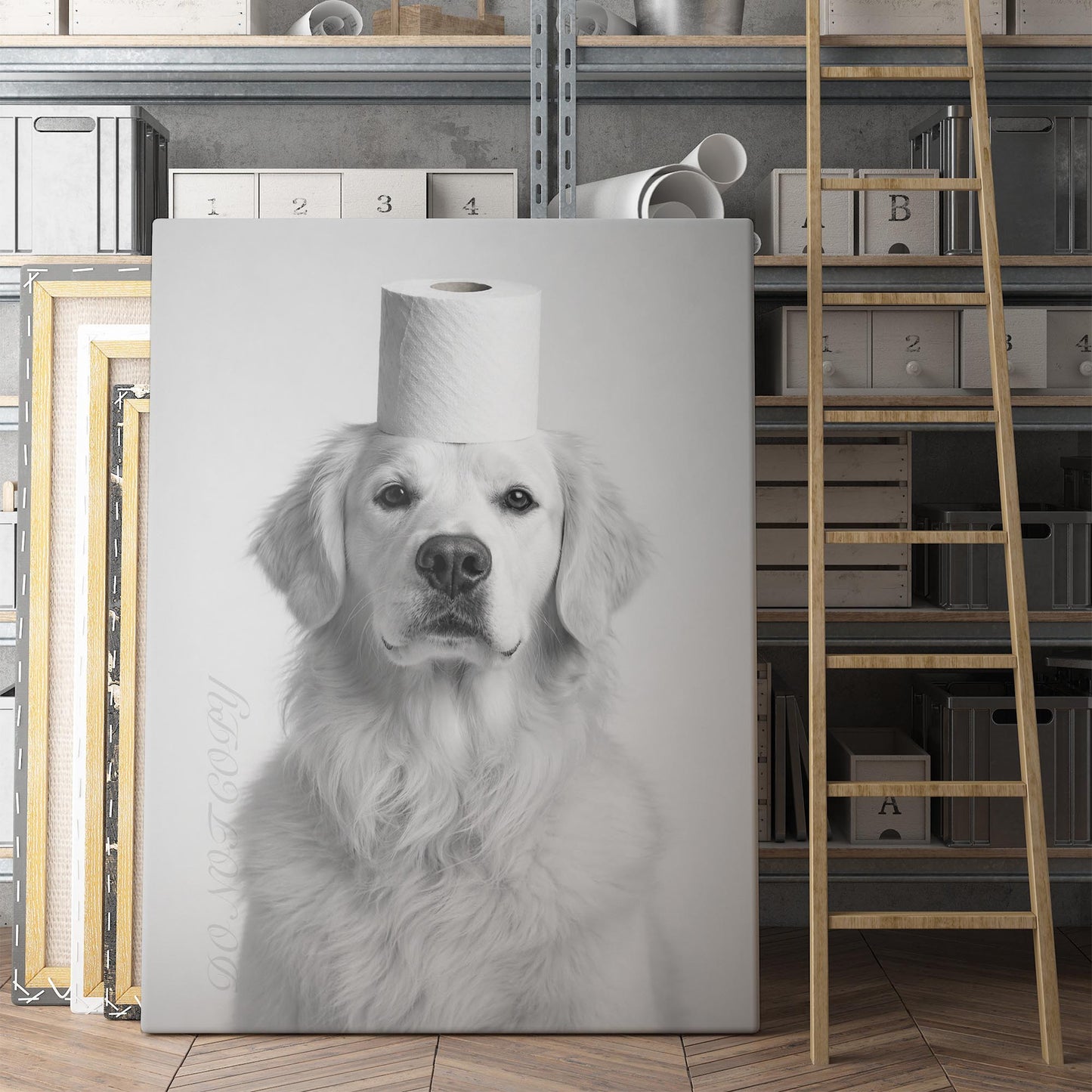 Golden Retriever Toilet Paper