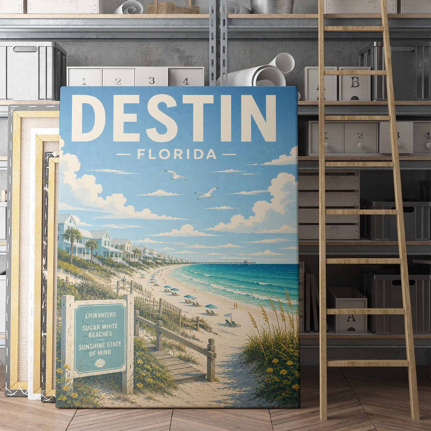 Destin Florida Travel Poster