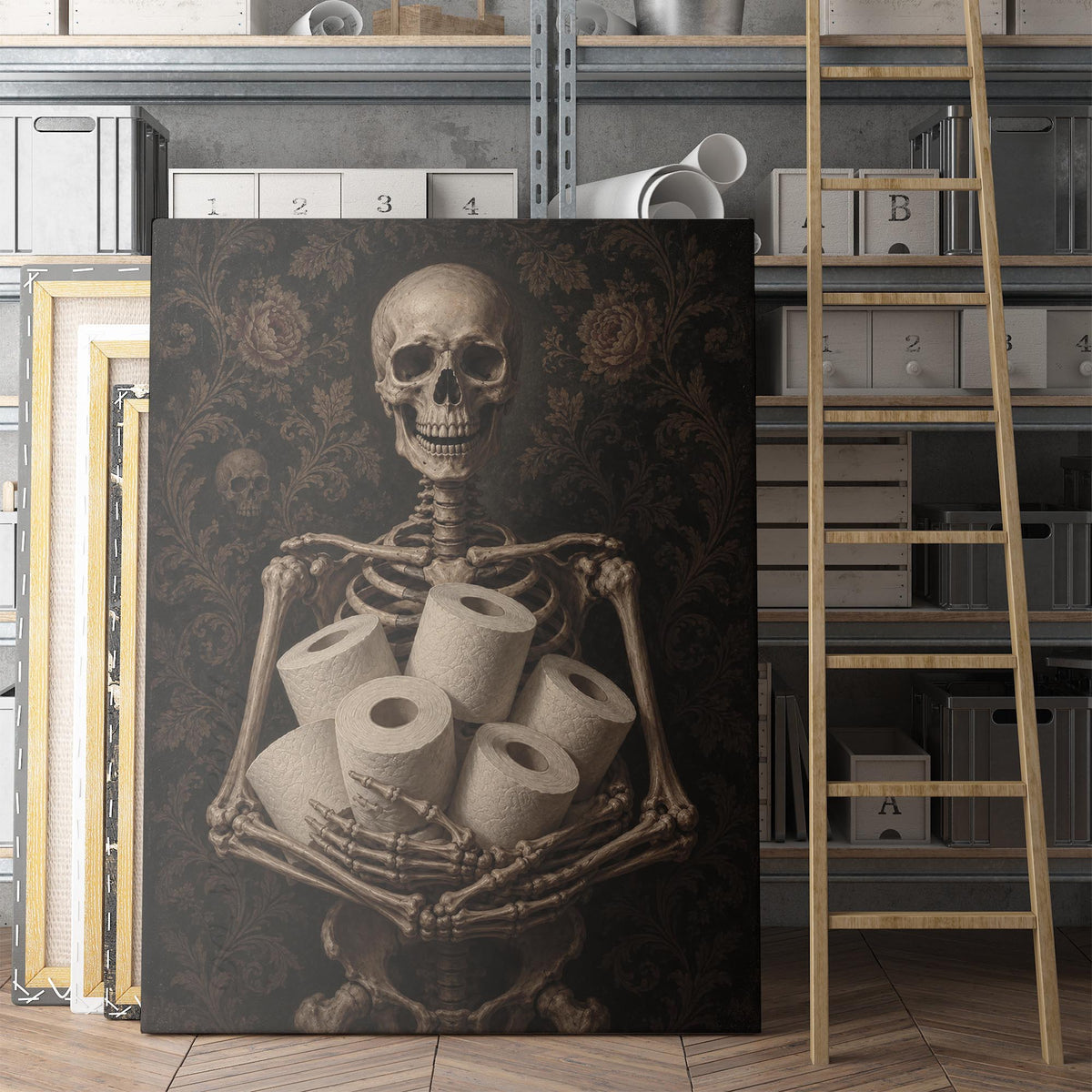 Skeleton Toilet Paper