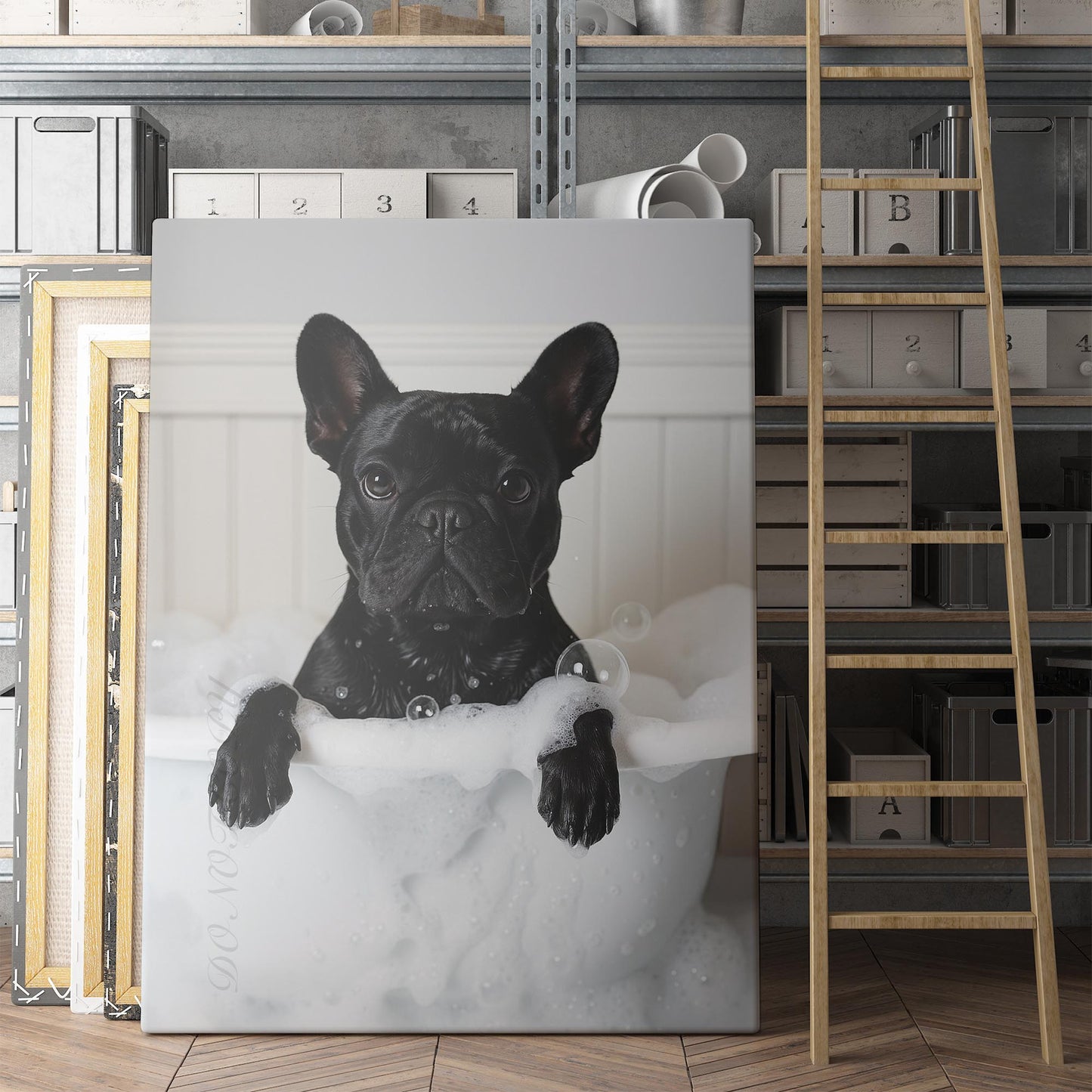 French Bulldog Bubble Bath