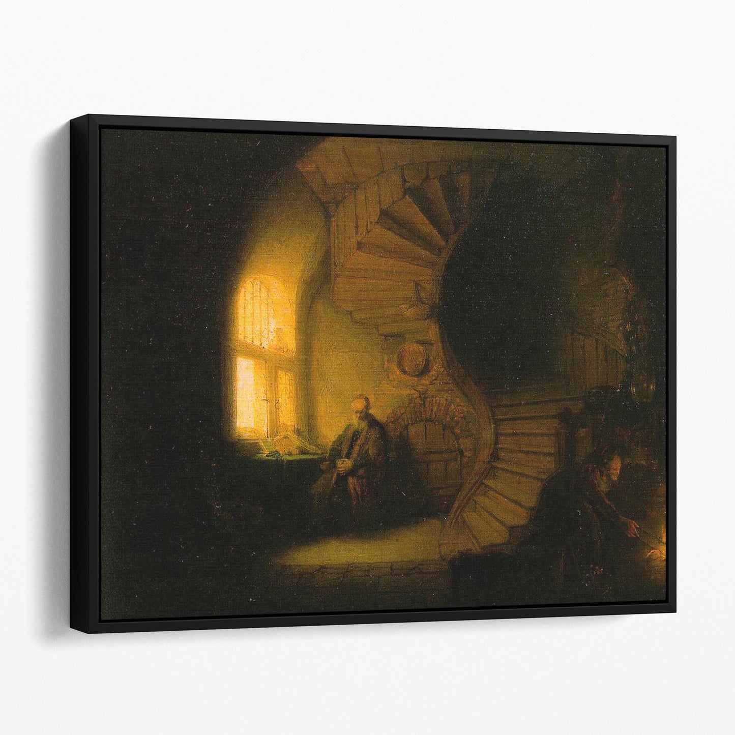 The Philosopher in Meditation by Rembrandt