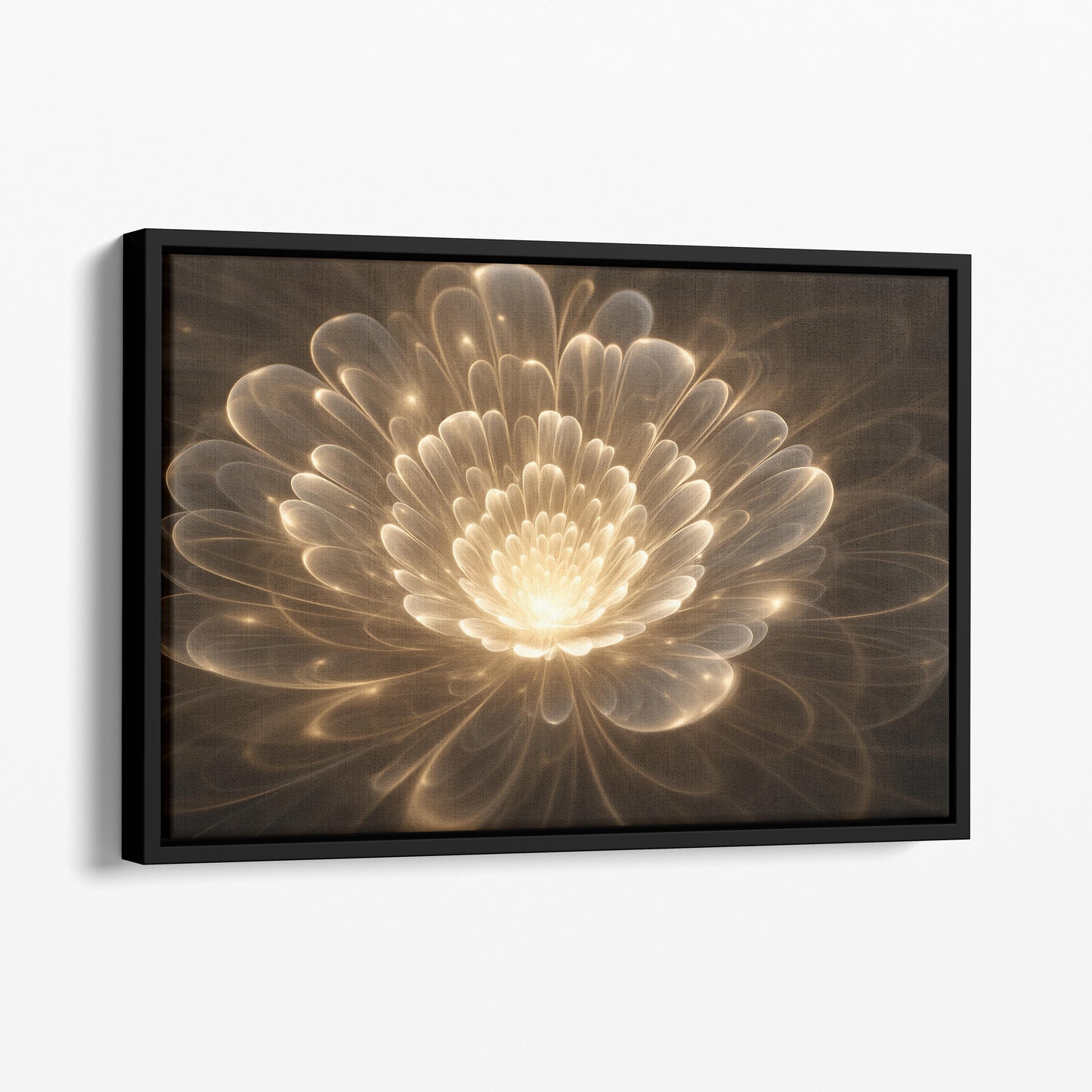 Golden Fractal Flowers