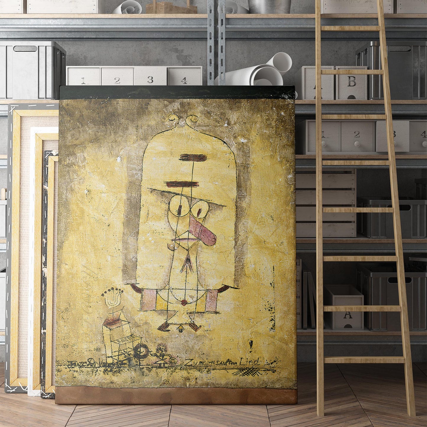 Dance You Monster To My Soft Song 1922 by Paul Klee