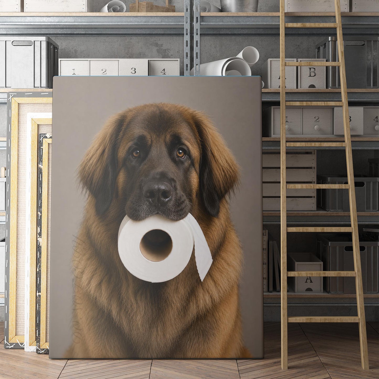 Leonberger Dog Toilet Paper
