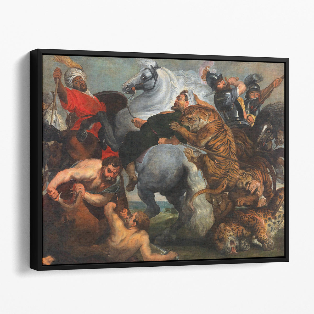 The Tiger, Lion and Leopard Hunt - Peter Paul Rubens