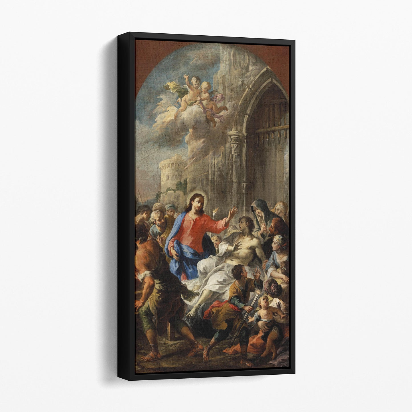 Raising of the Son of the Widow of Nain - Martino Altomonte