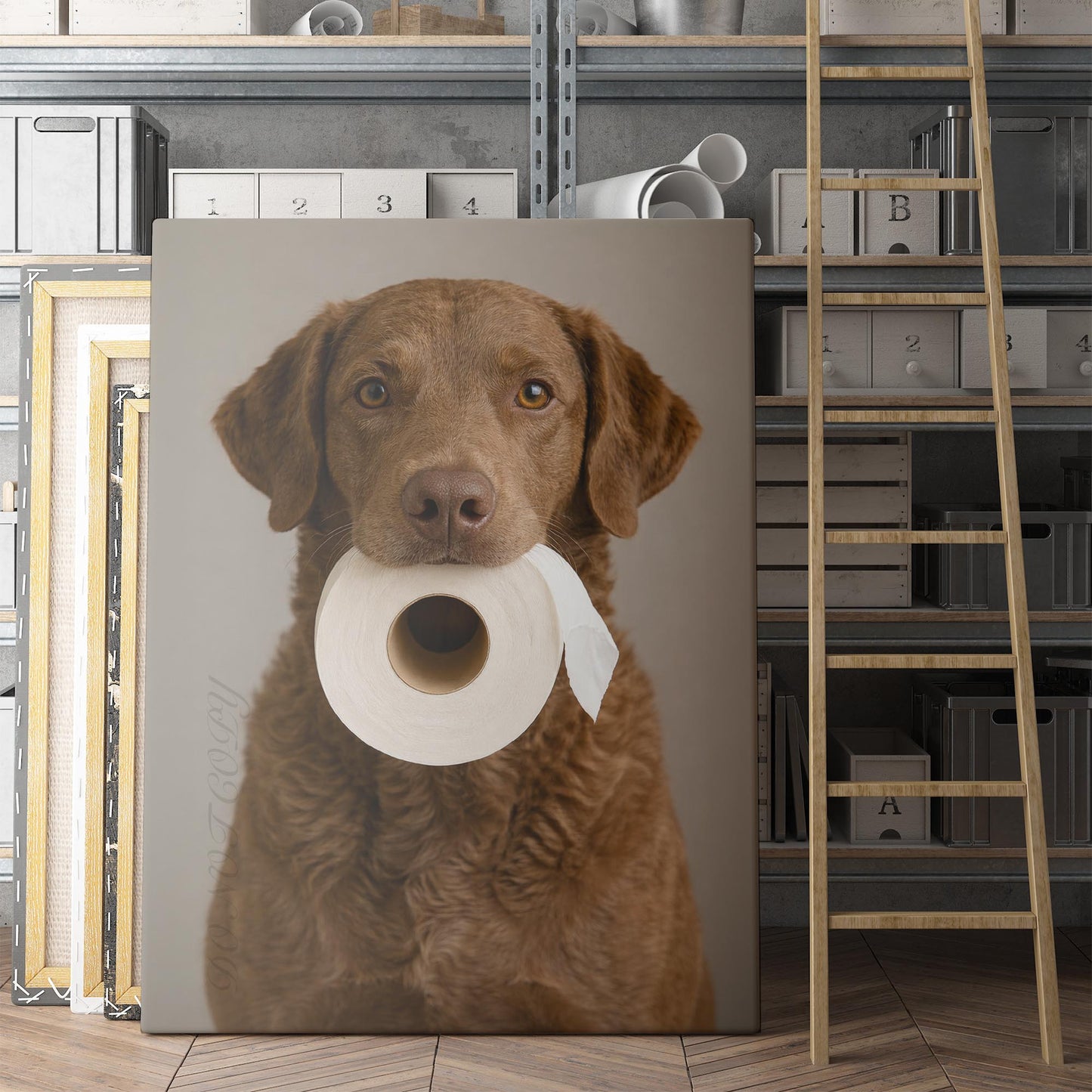 Chesapeake Bay Retriever Dog Toilet Paper
