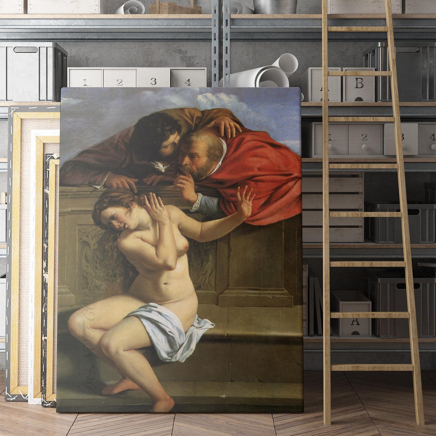 Susanna and the Elders by Artemisia Gentileschi
