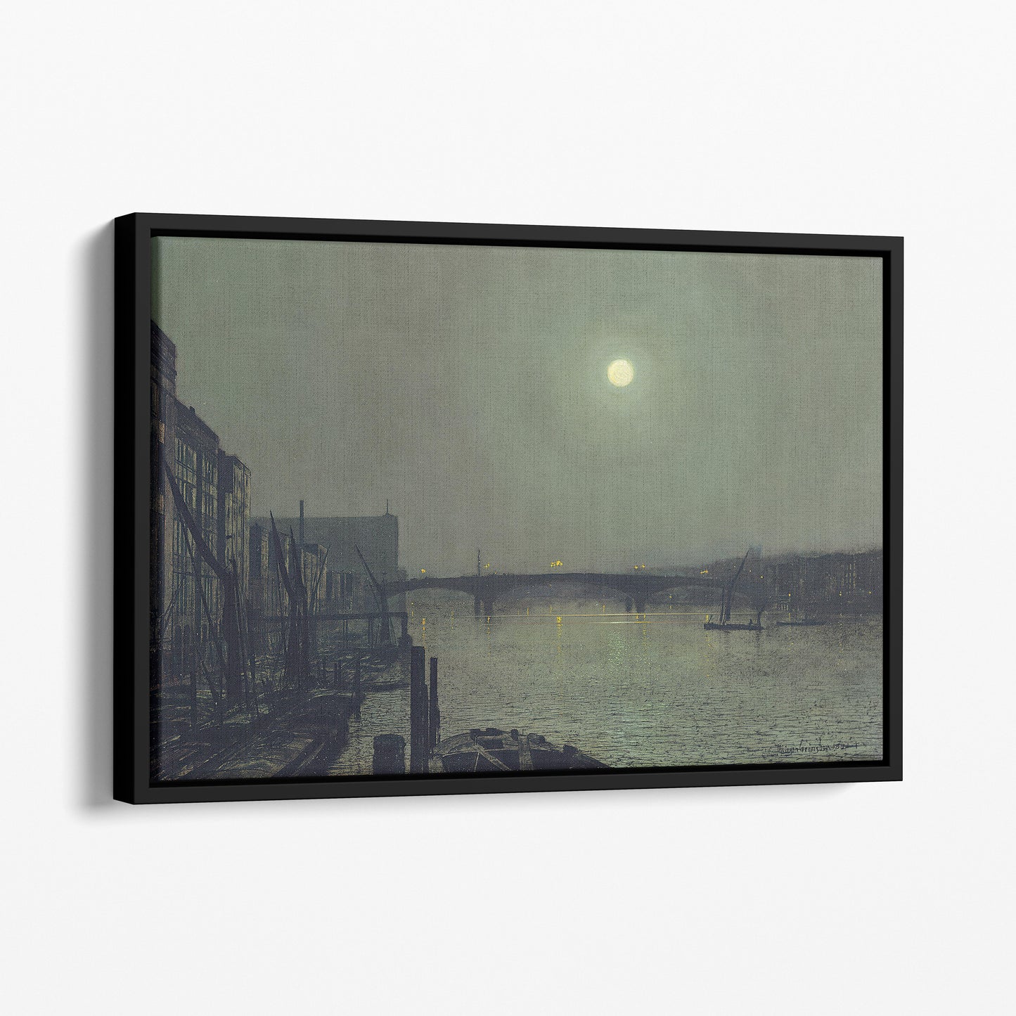 Southwark Bridge from Blackfriars (1882) - John Atkinson Grimshaw