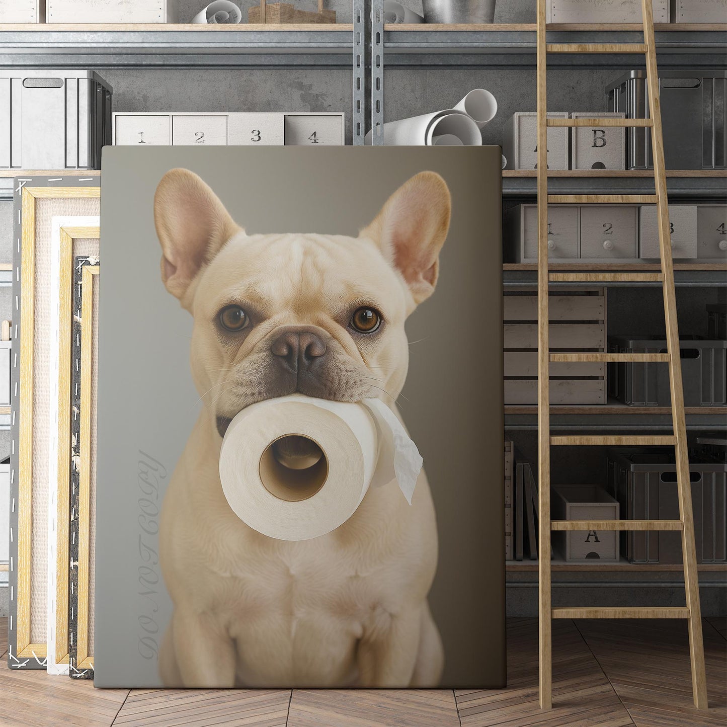 French Bulldog Toilet Paper III