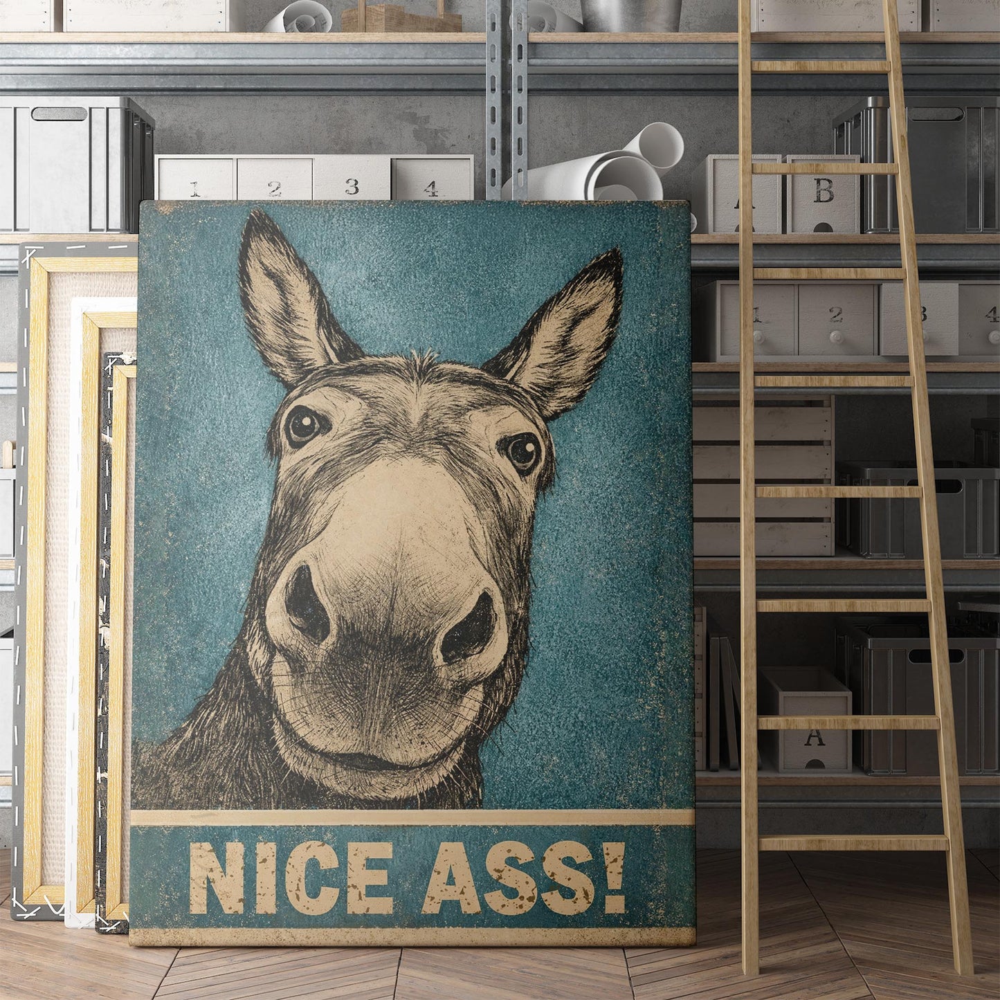 Nice Ass Donkey Bathroom Sign