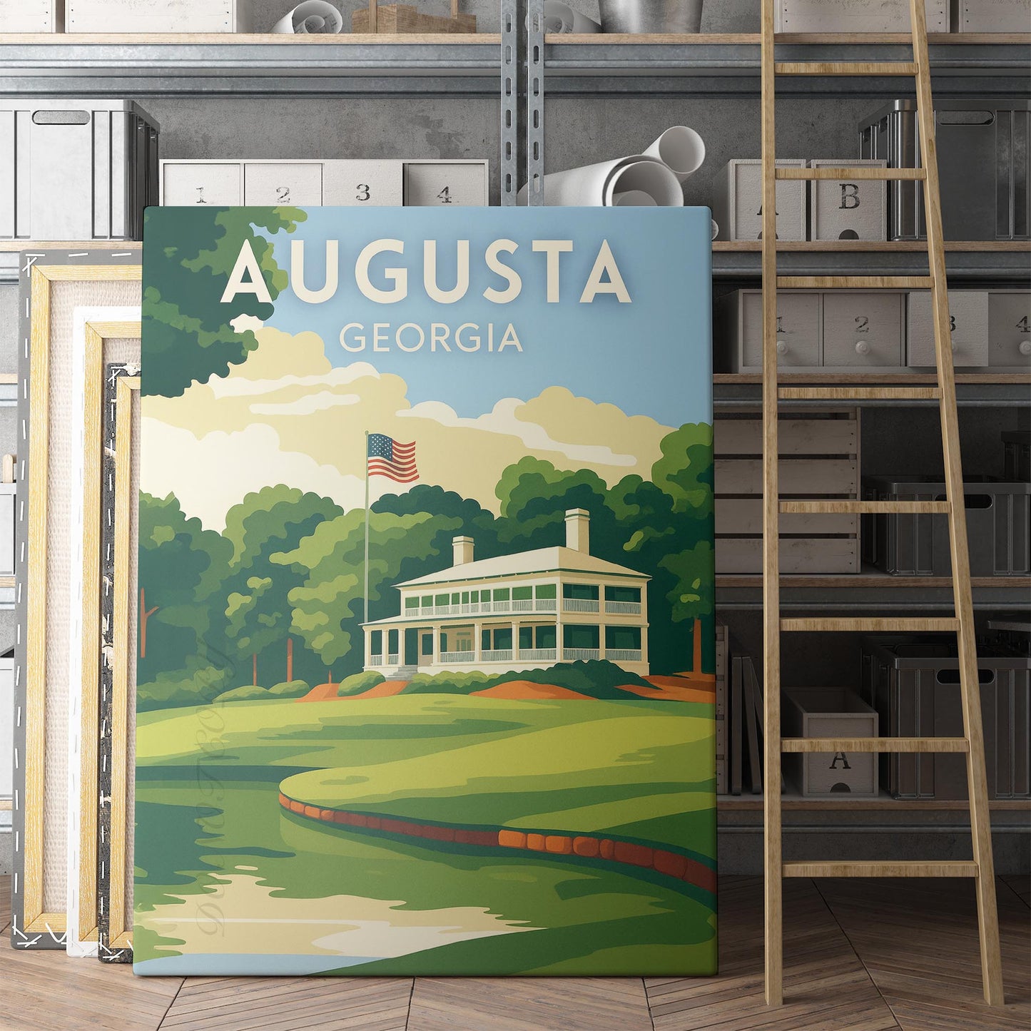 Augusta Georgia Golf Course Poster