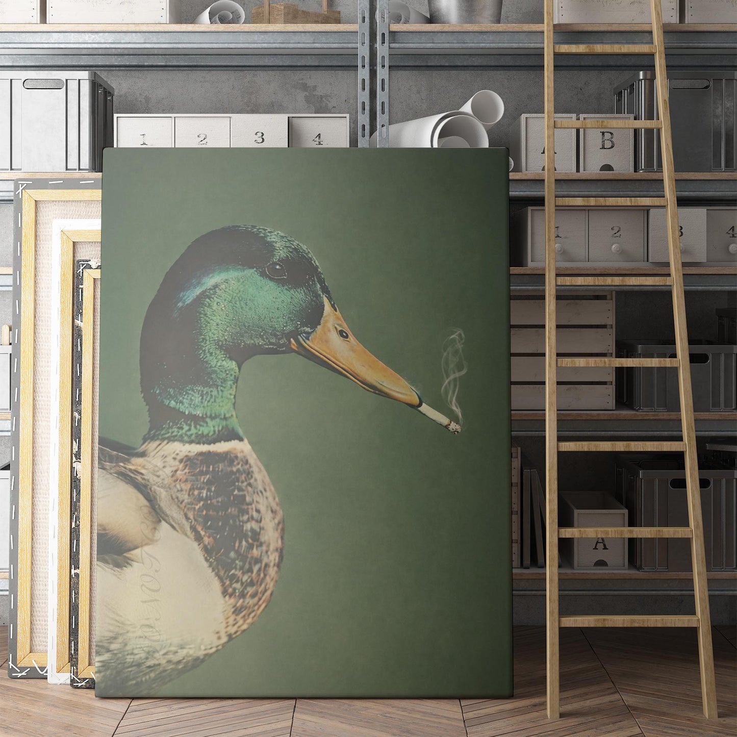 Smoking Duck