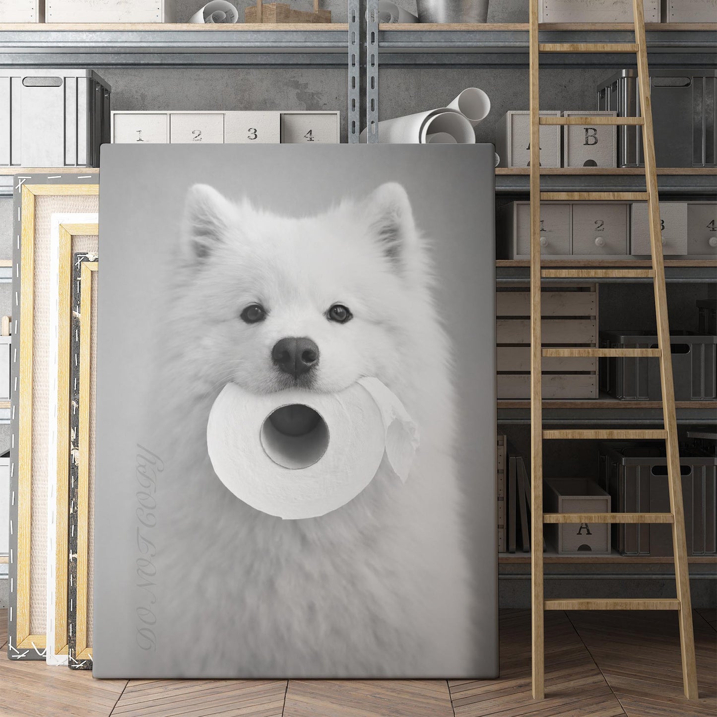 Samoyed Dog Toilet Paper